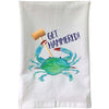 Clawdia Crab Get Hammered Flour Sack Towel