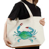 Crab XL Zipper Tote