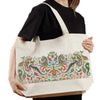 Mermaid Batik XL Zipper Tote