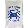 Blue Crab - Life is Better by the Bay Flour Sack Towel