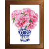 Pink Peony Ginger Jar Tile Trivet